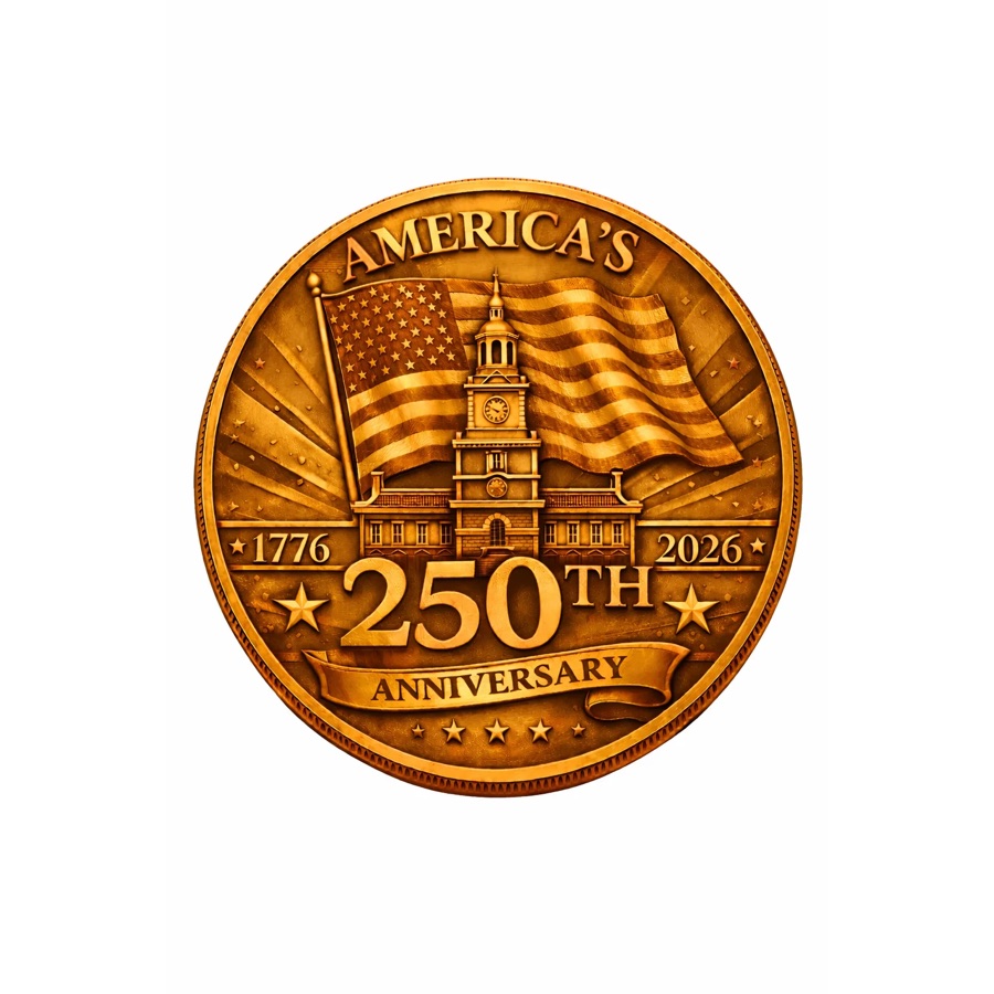 1 oz Copper Round (America's 250th Anniversary)